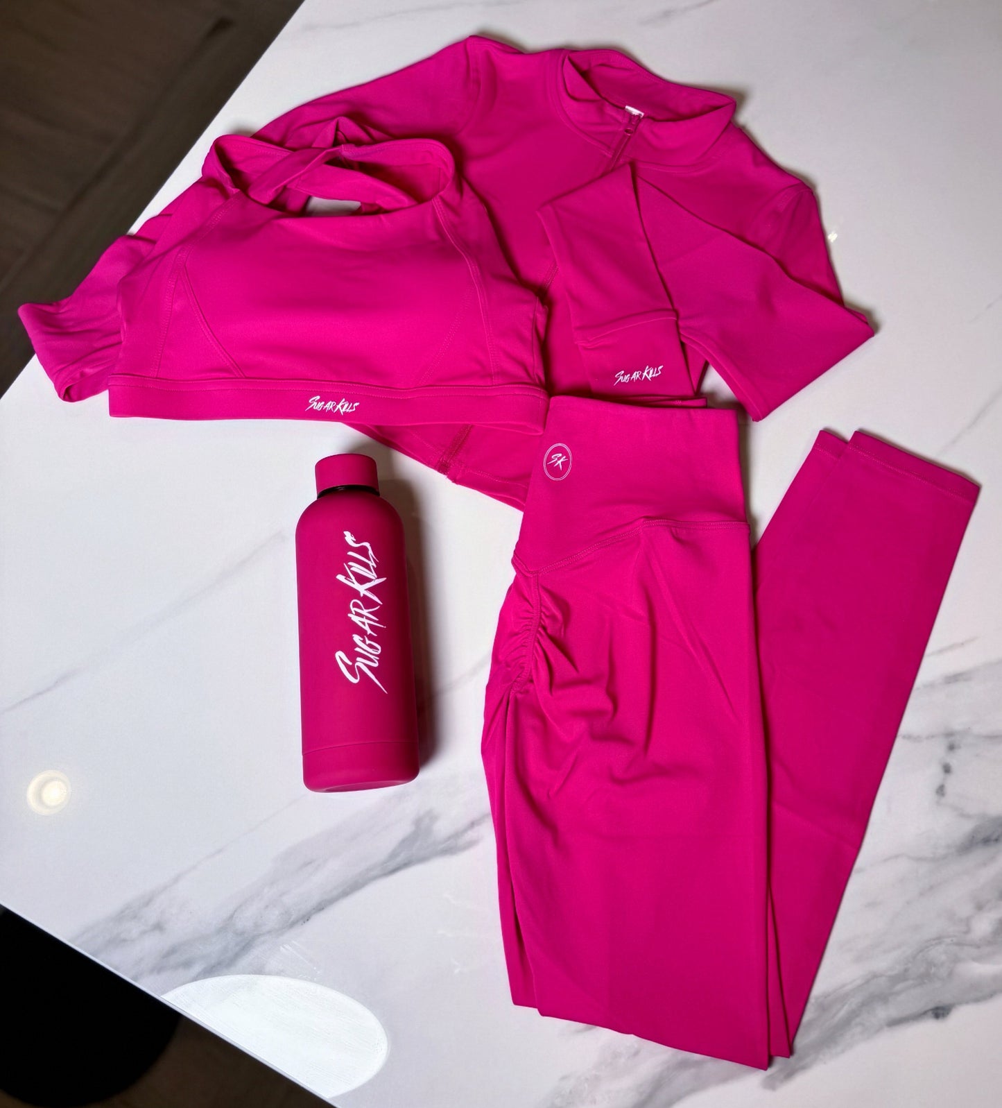 SUGAR KILLS ATHLEISURE SET + WATER BOTTLE